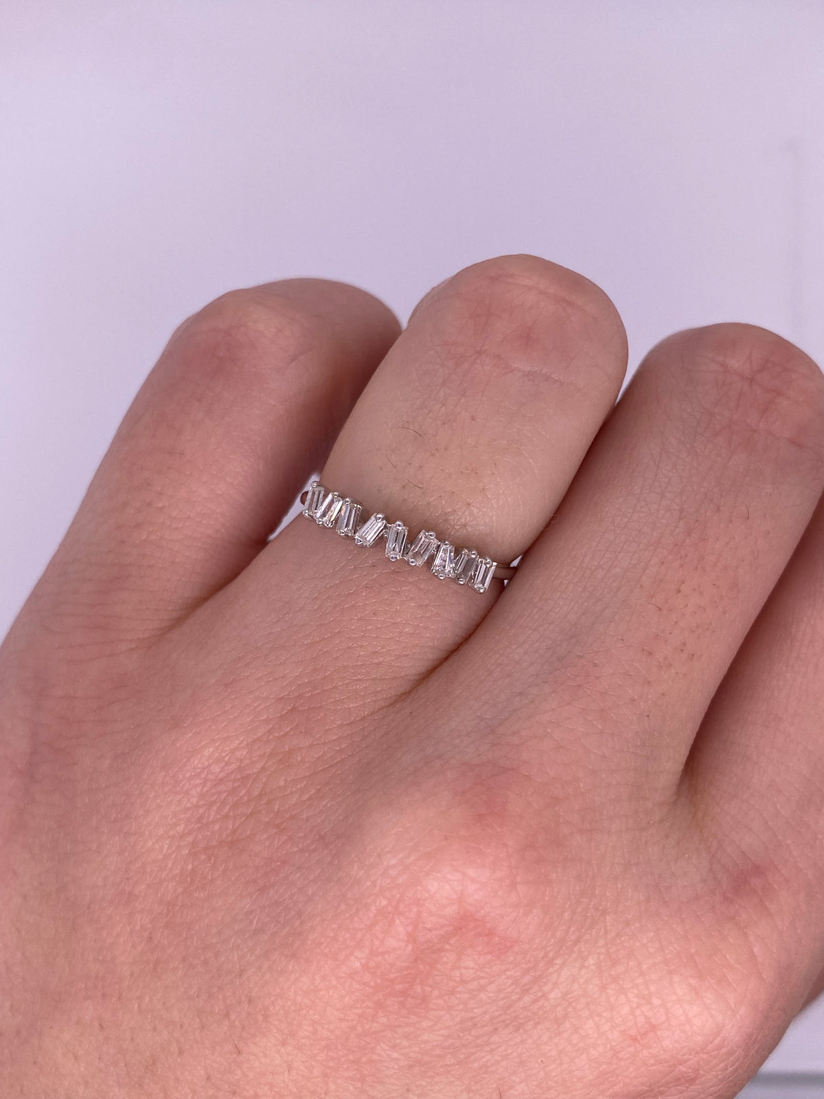 A0177 - Churumbela con diamantes baguette curvy
