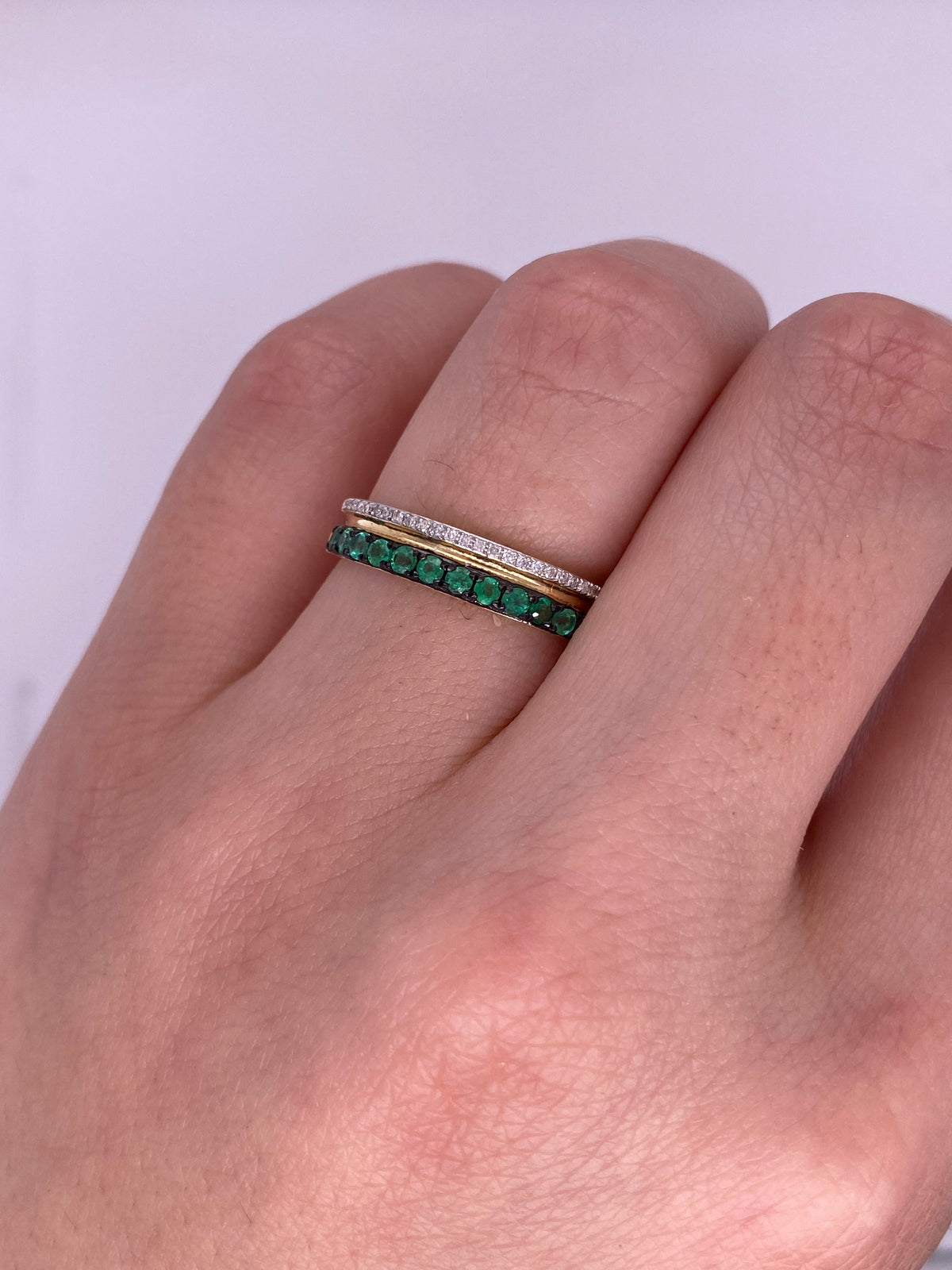 A0092 - Churumbela esmeralda y diamantes