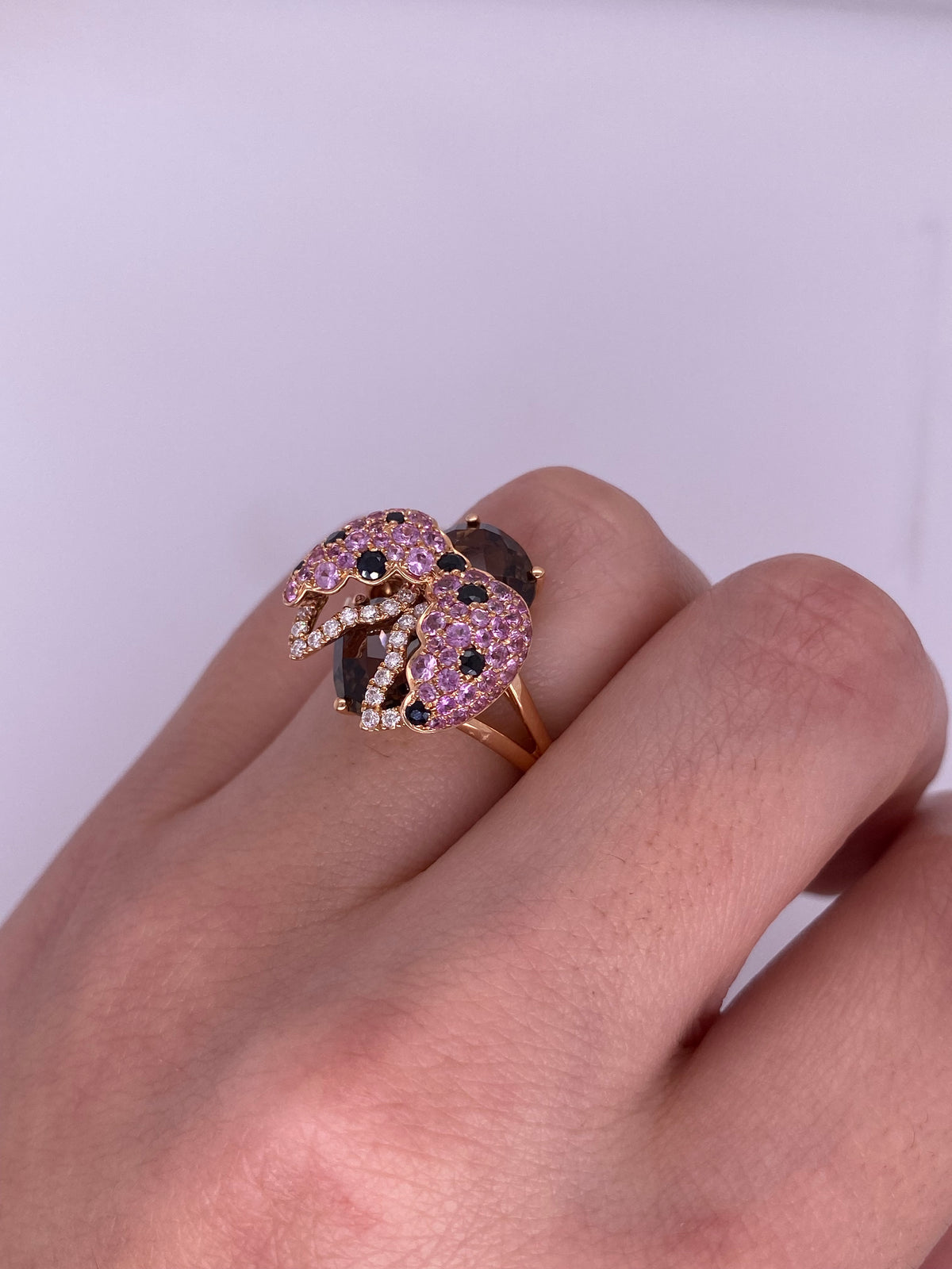 A0022 - Anillo catarina rosa