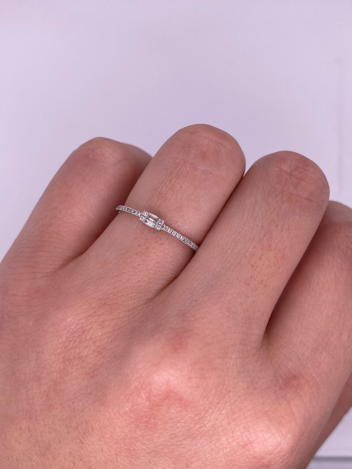 A0175 - Churumbela con diamante rectangular central