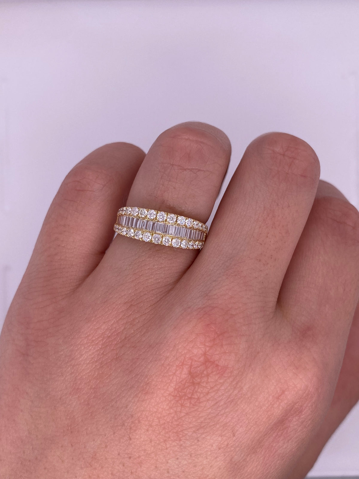 A0122 - Churumbela diamantes baguette