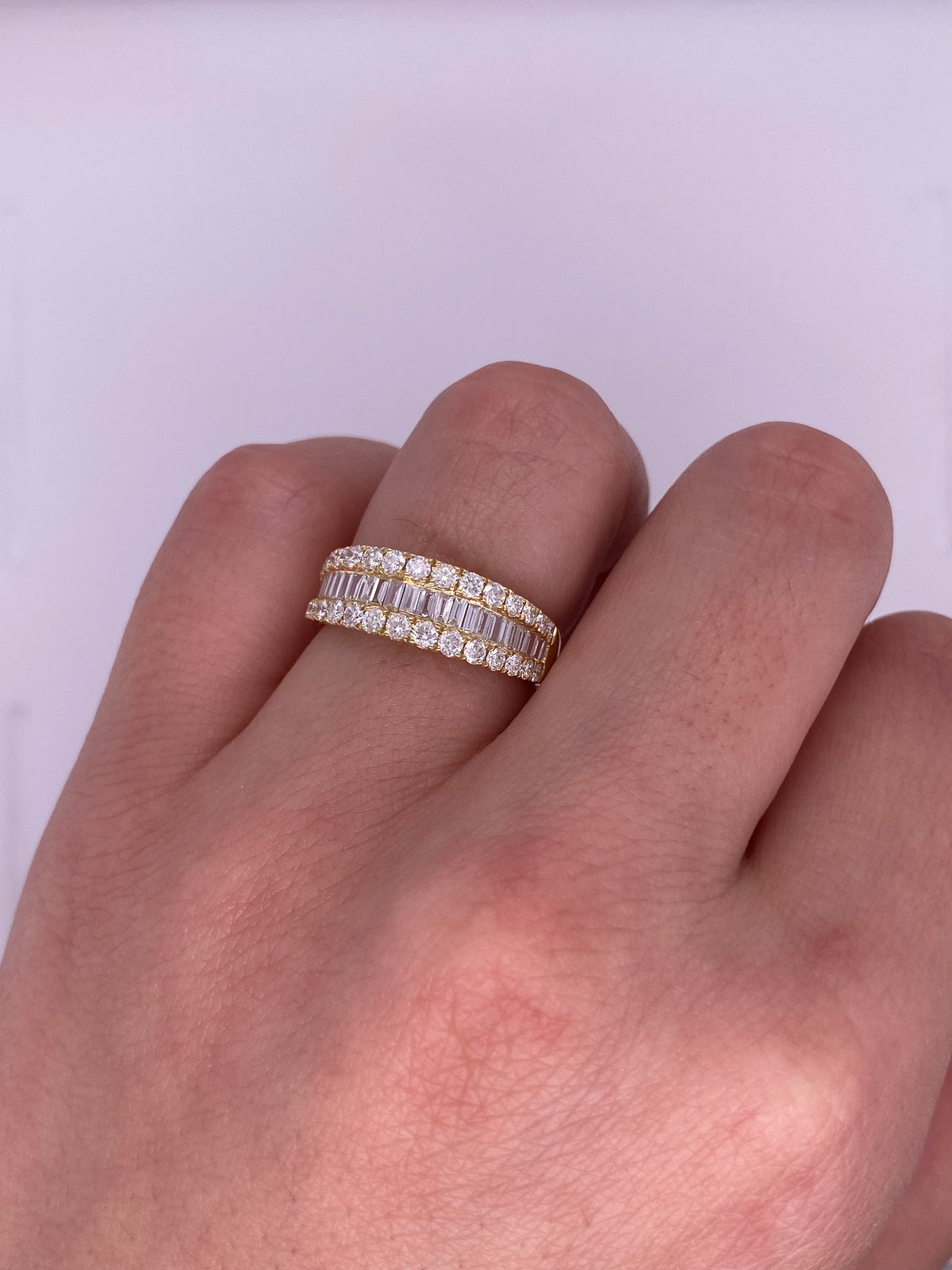 A0122 - Churumbela diamantes baguette