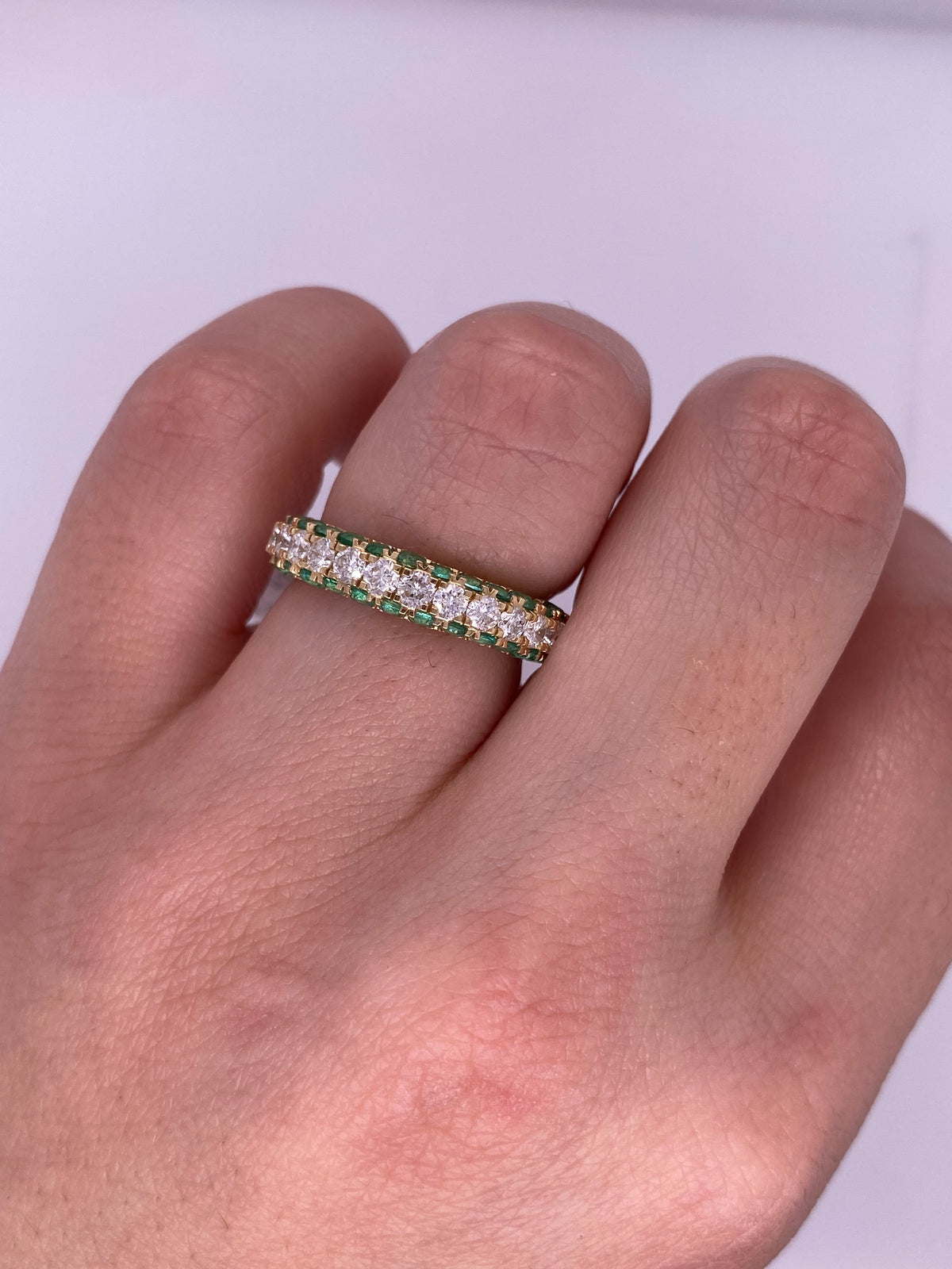 A0091 - Churumbela diamantes con esmeraldas