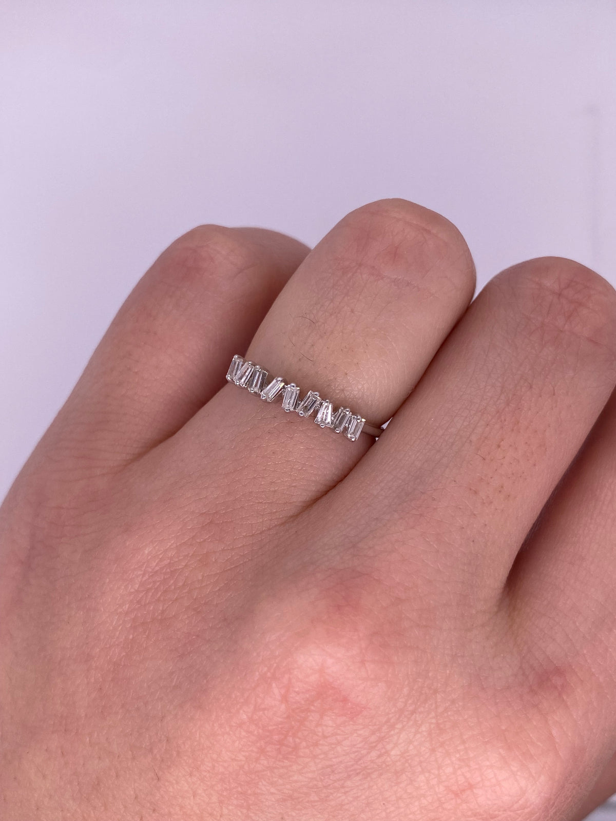 A0177 - Churumbela con diamantes baguette curvy