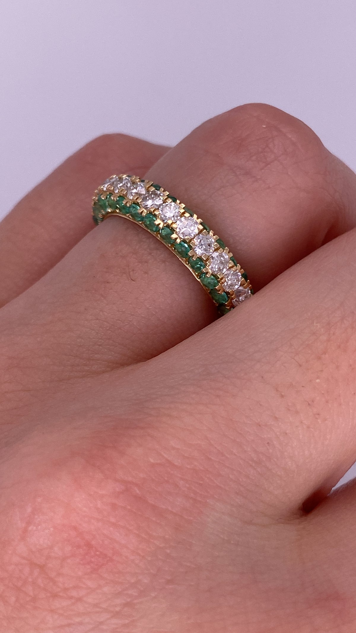 A0091 - Churumbela diamantes con esmeraldas