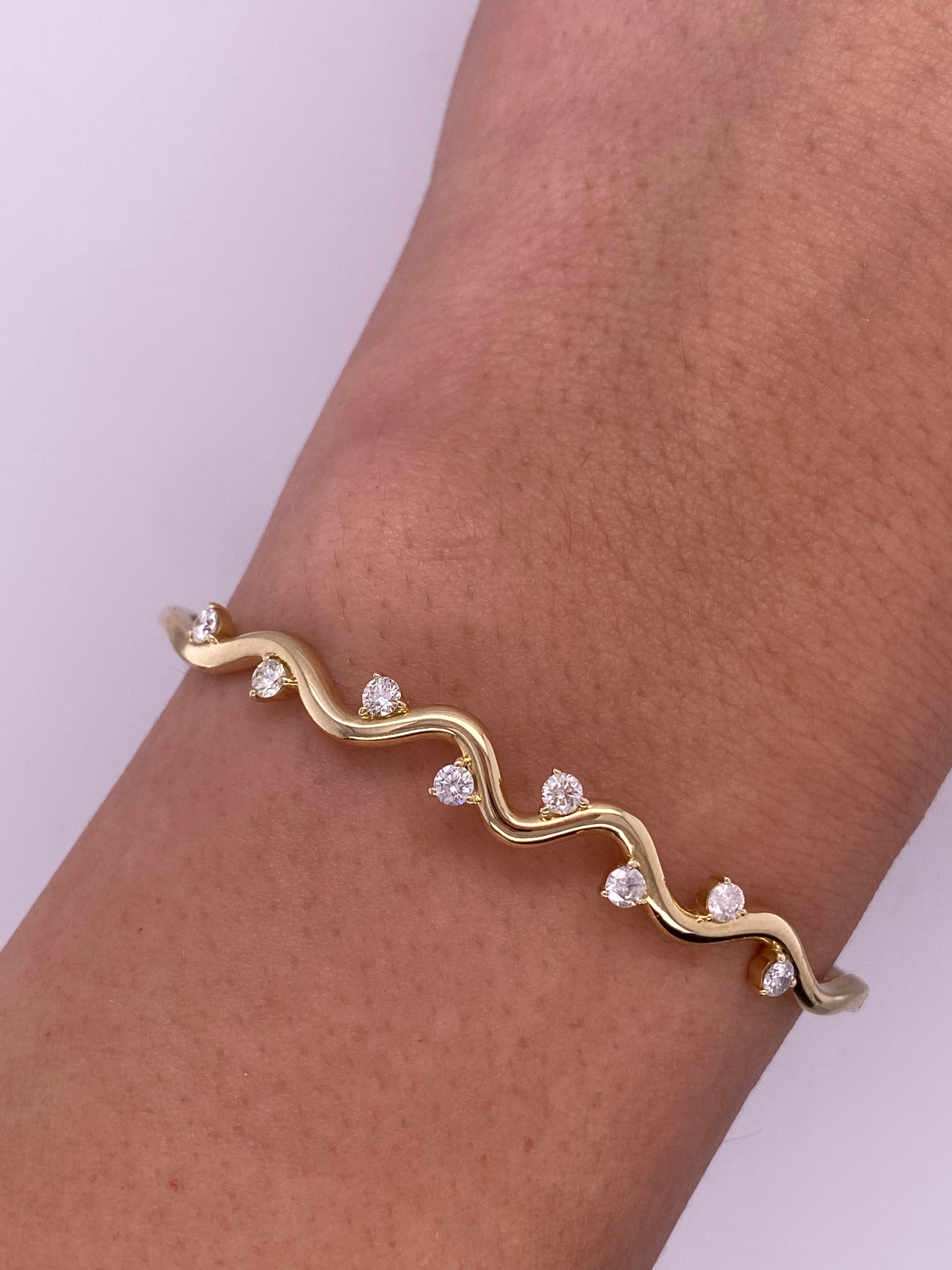 P0216 - Pulsera aro tipo hojas