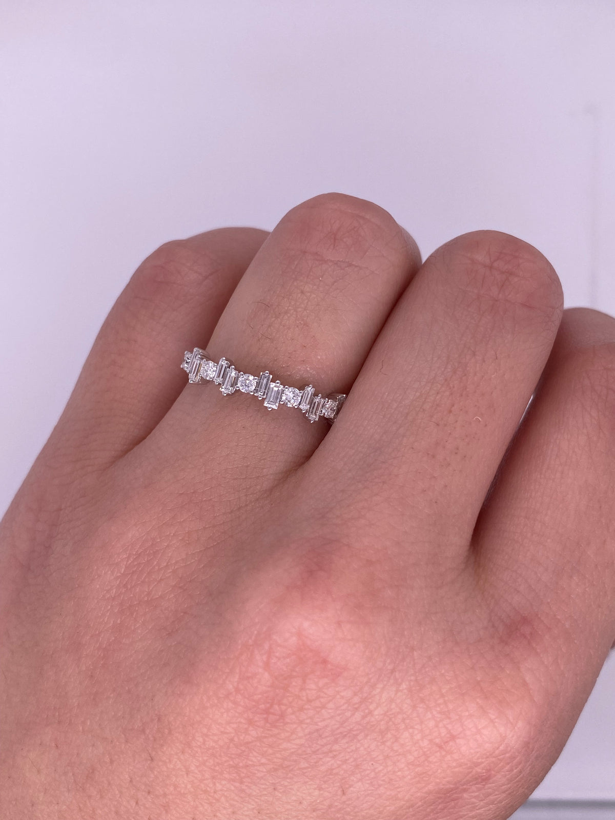 A0163 - Churumbela diamantes baguette con redondos