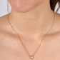 C0011 - Cadena con aro de diamantes para dijes