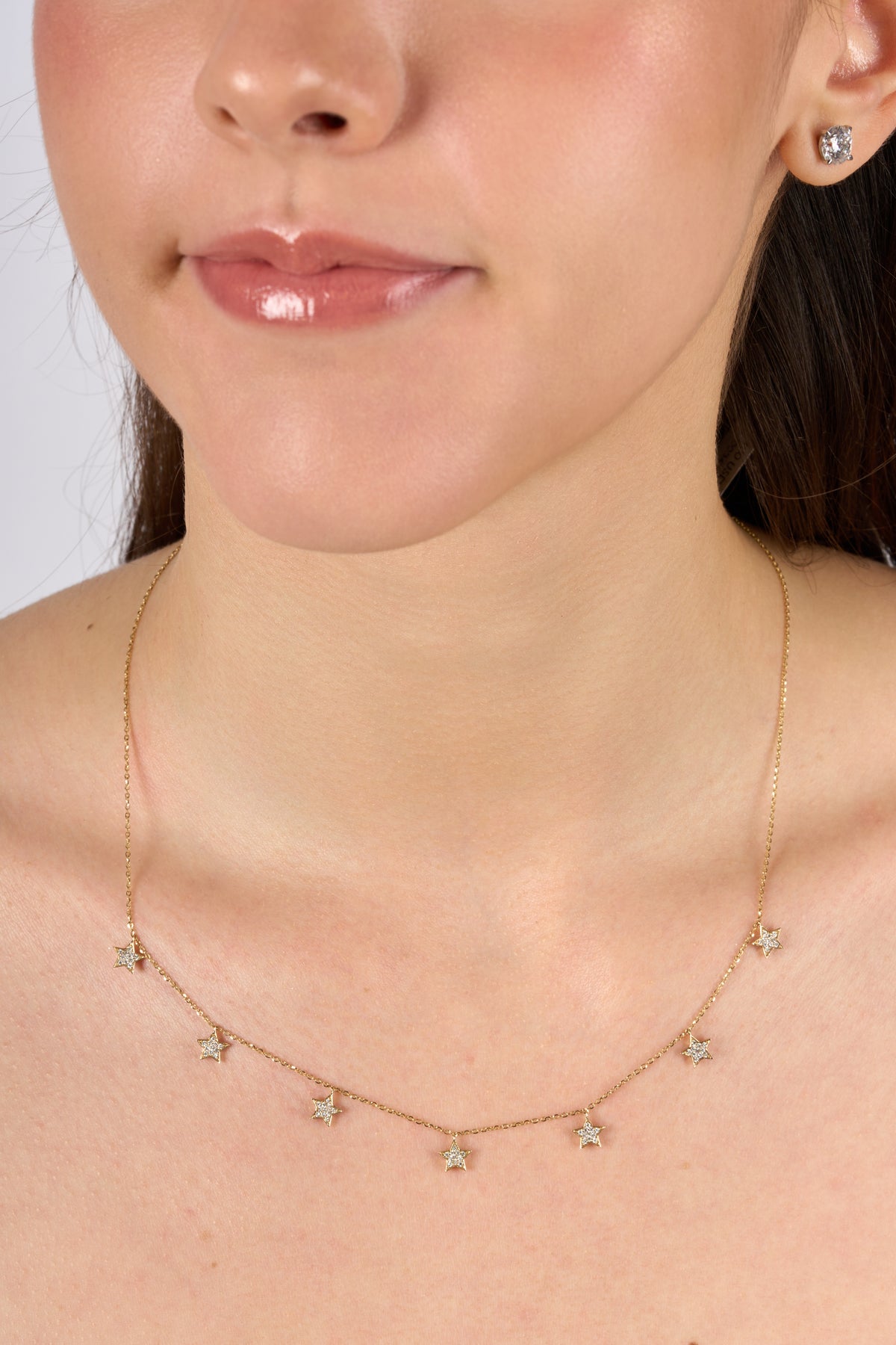 C0034 - Collar con estrellas colgantes
