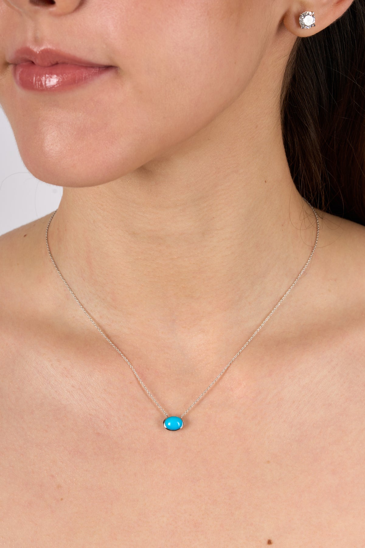 C0206 - Collar turquesa biselado