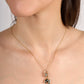 C0011 - Cadena con aro de diamantes para dijes