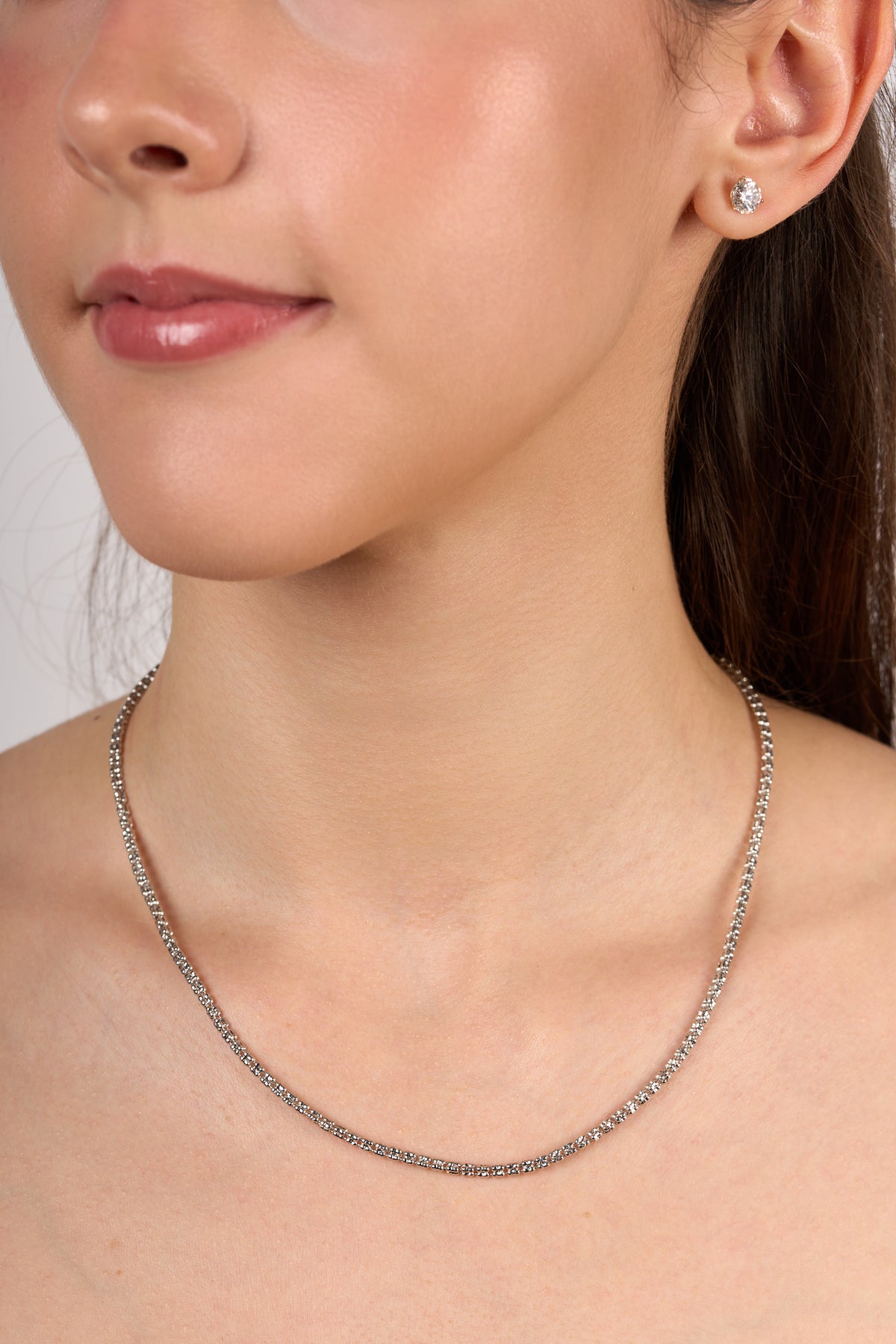C0488 - Cadena ice chain oro blanco
