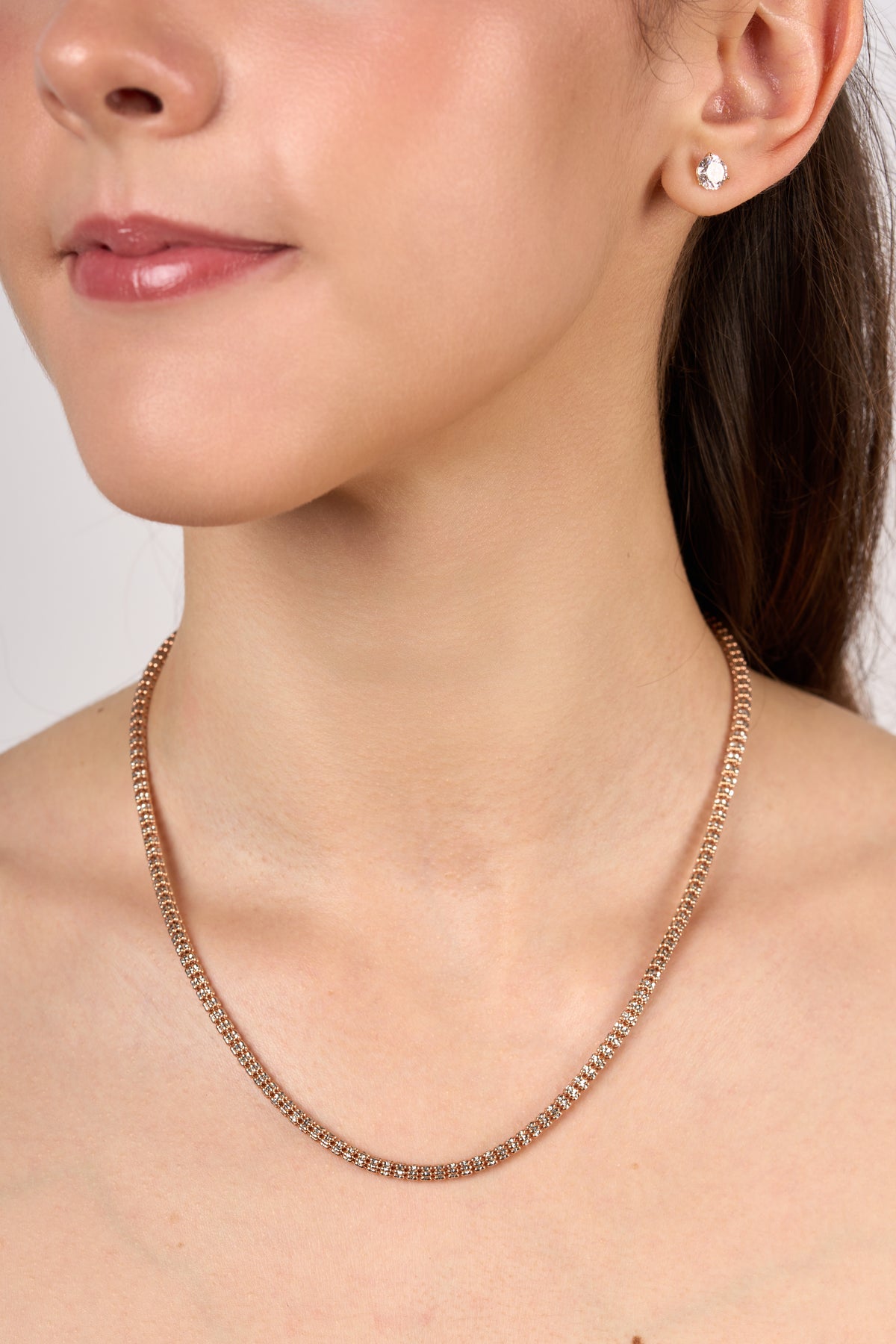 C0417 - Ice chain oro rosa