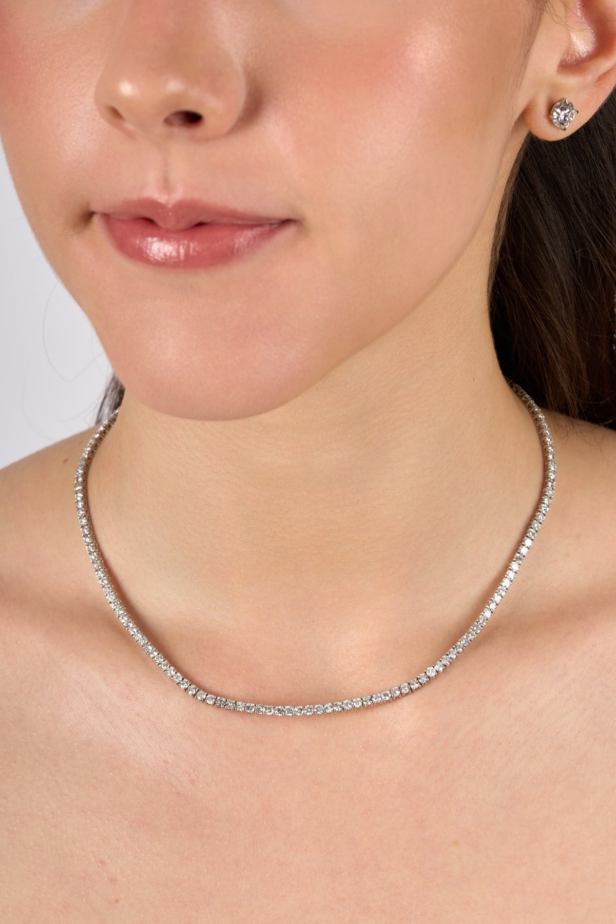 G0103 - Gargantilla tennis de 10.25 cts 16"