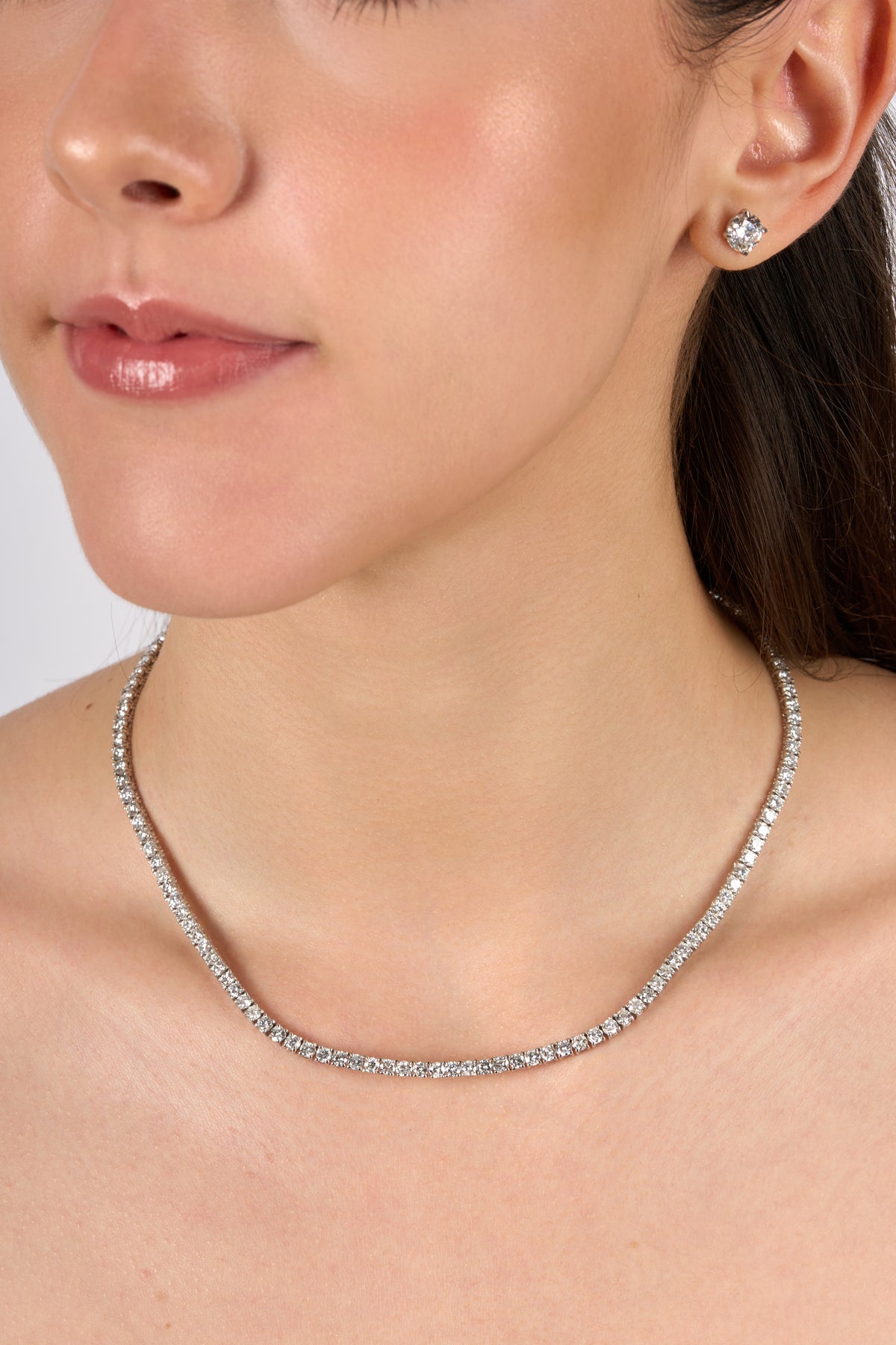 G0105 - Gargantilla tennis de 13.00 cts 16"