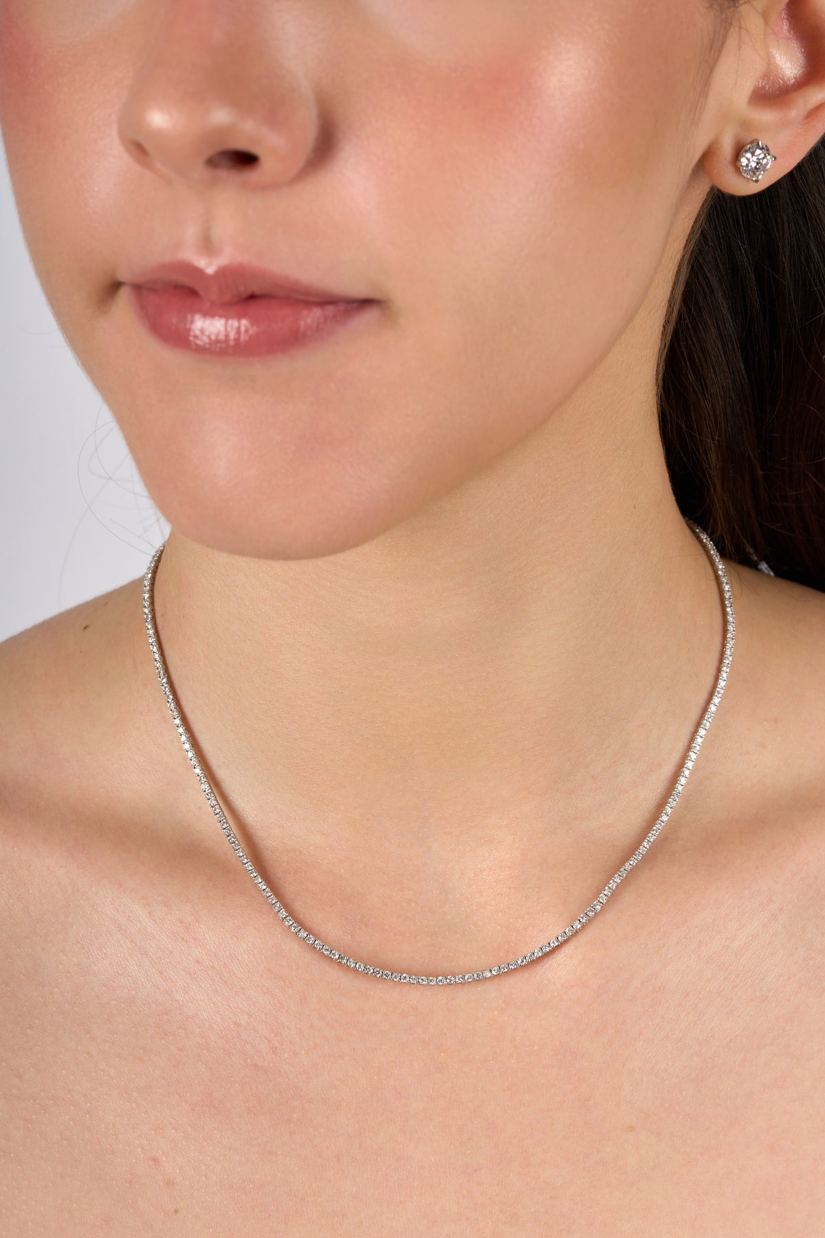 G0151 - Gargantilla tennis 3.00 cts 16"