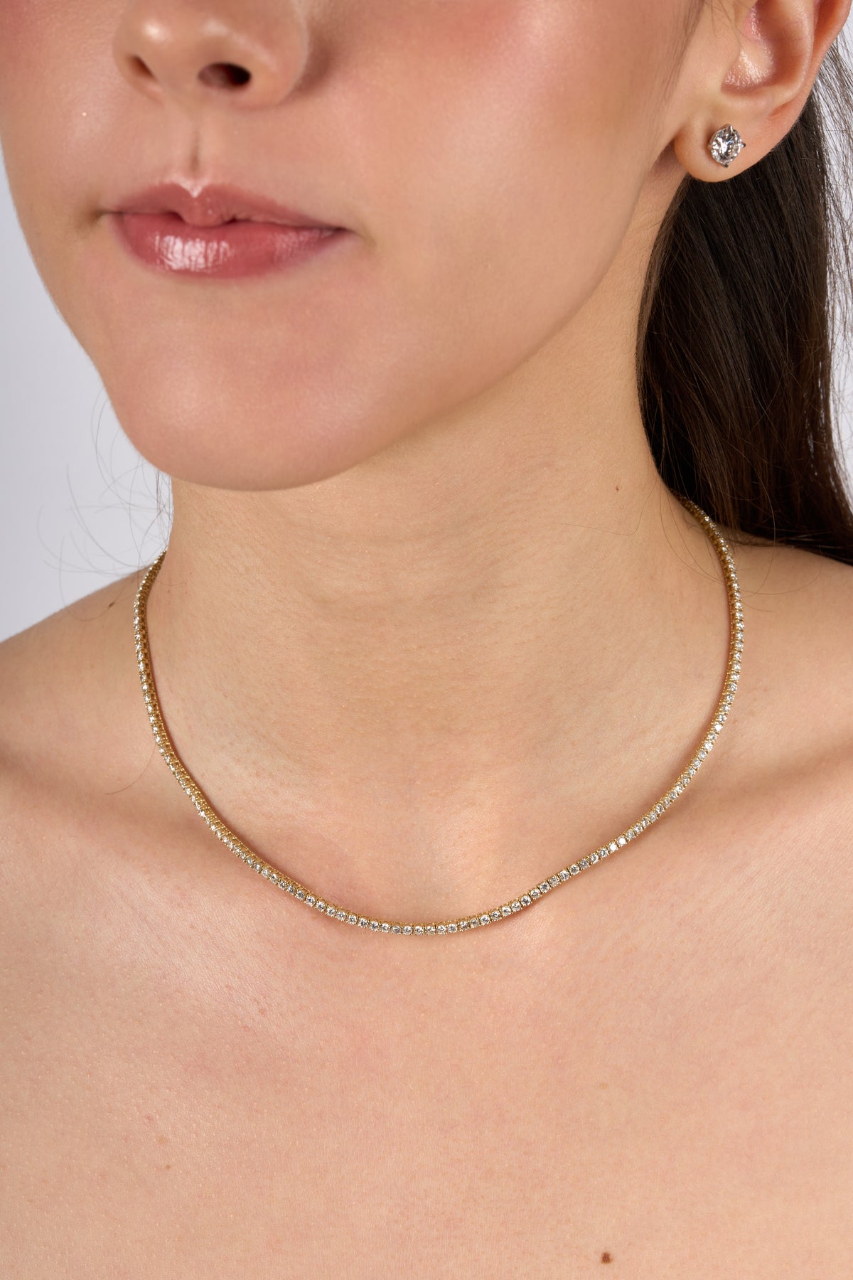 G0097 - Gargantilla tennis de 6.00 cts 16"
