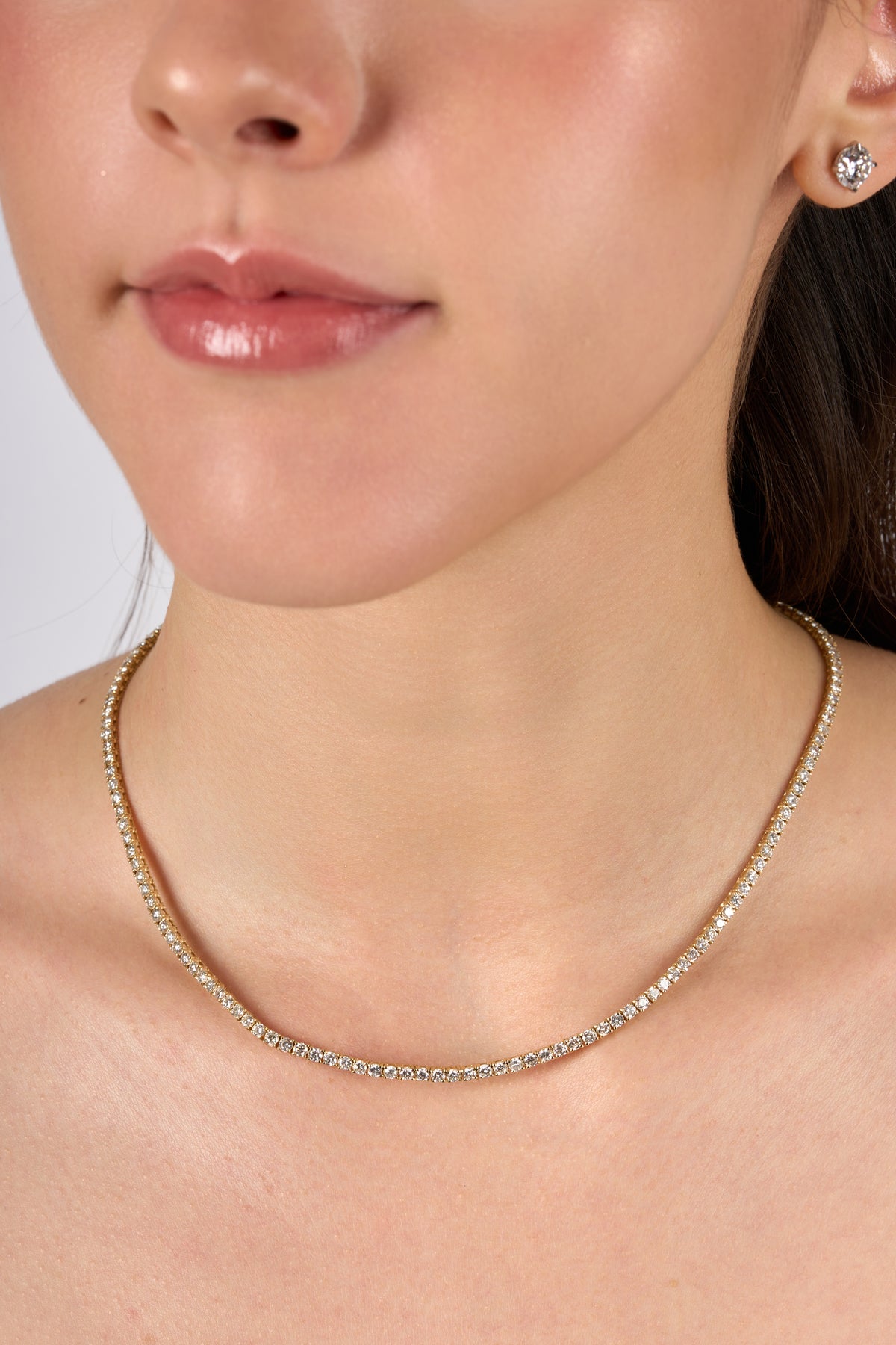 G0099 - Gargantilla tennis de 8.00 cts 16"