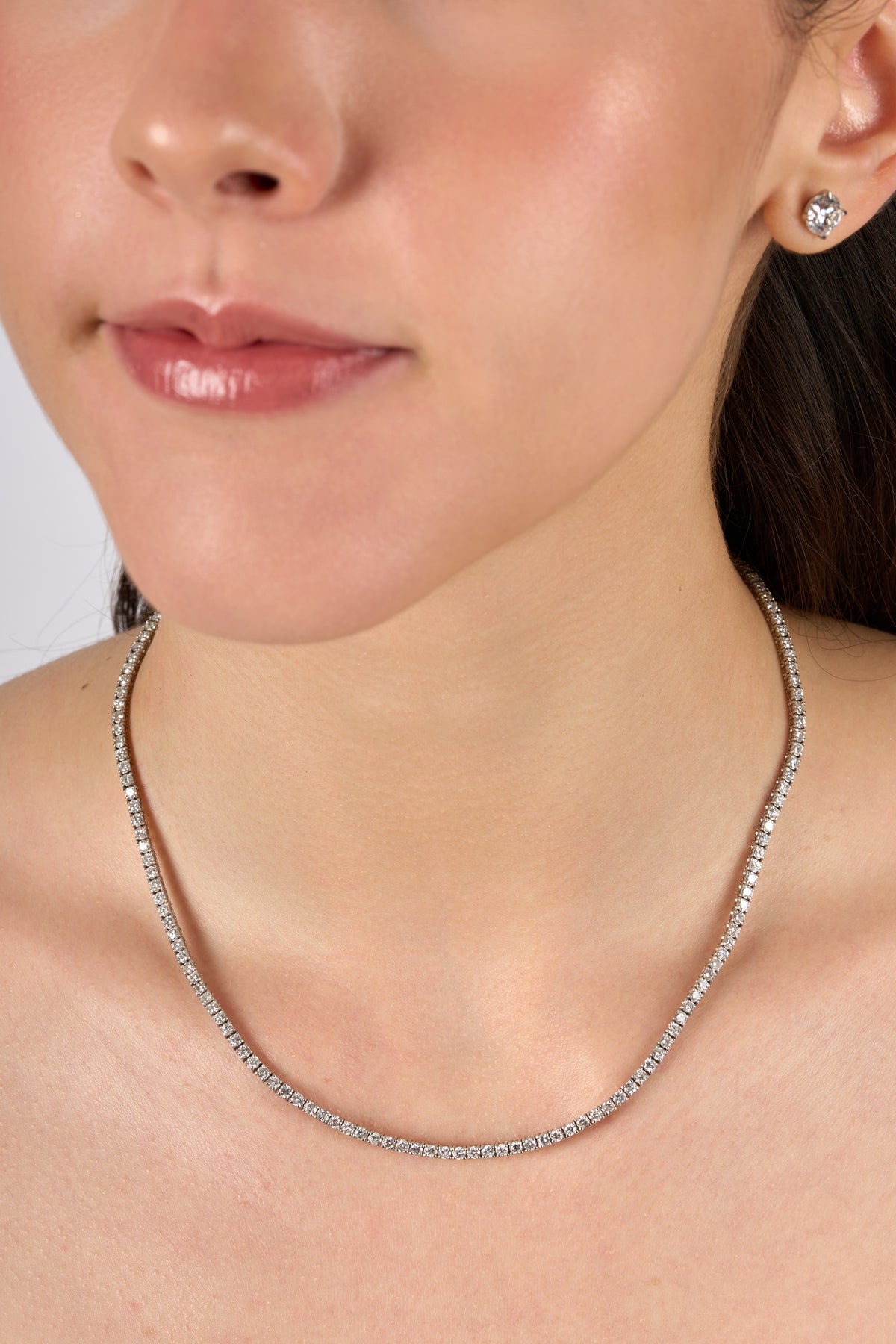 G0098 - Gargantilla tennis de 8.00 cts 16"