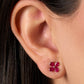 R0010 - Studs flores de rubí